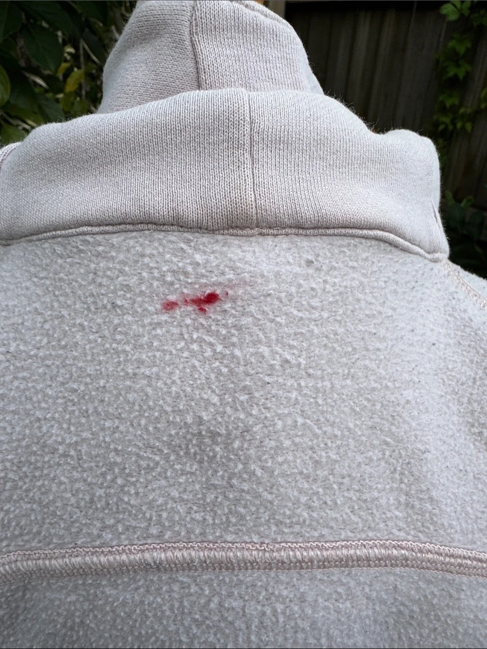 Lululemon Scuba Hoodie *Classic Cotton Fleece*, beige, size 6